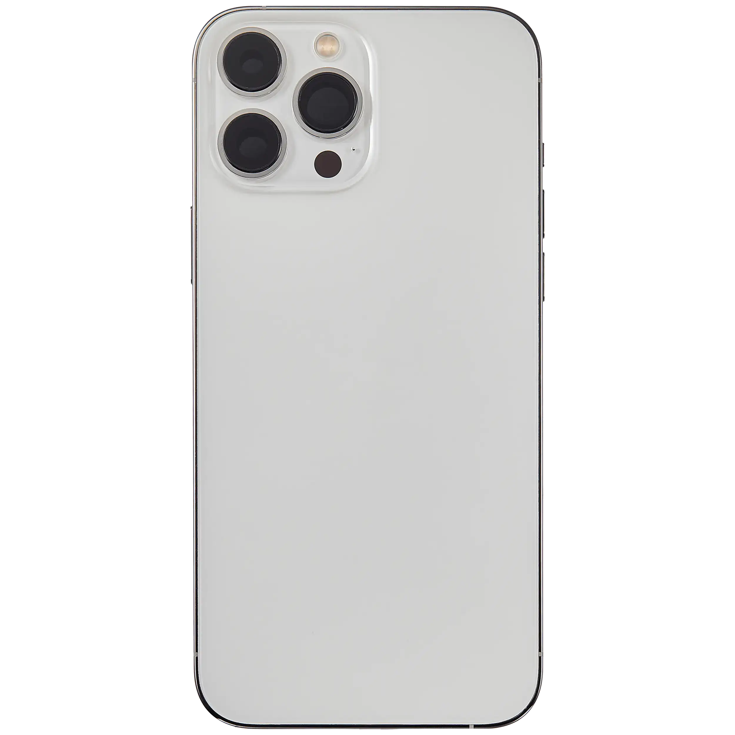 Backcover/Rahmen mit Small Parts für iPhone 13 Pro Max (EU / Global Version) (gebrauchter OEM-Ausbau, Qualität B) (Silber)