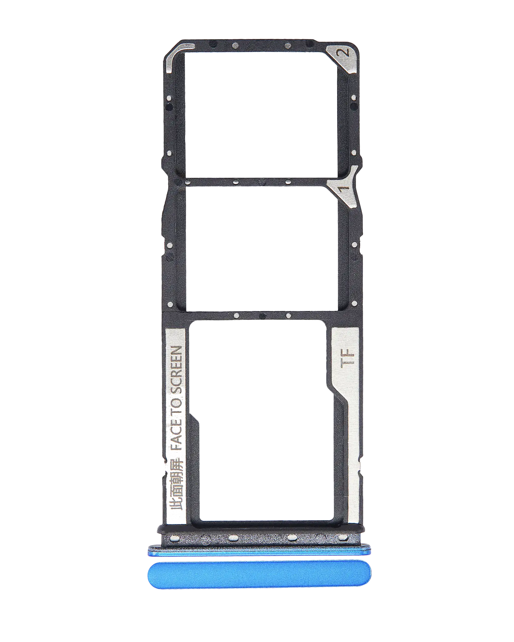 Dual-SIM-Kartenfach für Xiaomi Redmi 9C / 9A (Blau)