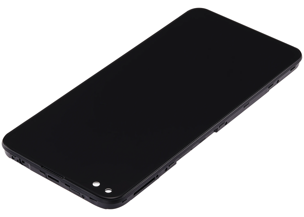 OLED-Display mit Rahmen Compatible für Oppo A92s (2020) (Refurbished) (Alle Farben)