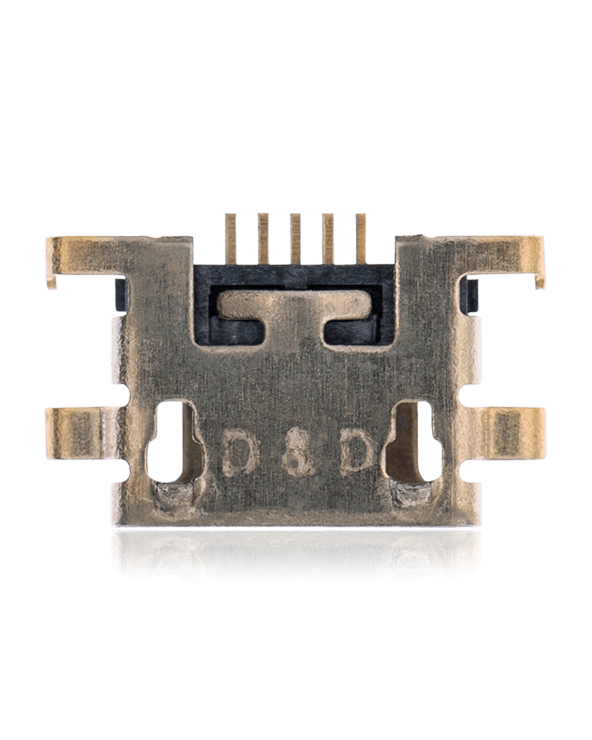 Micro B 5-pin charging socket with 4 mounting points (C124) - Soldering required