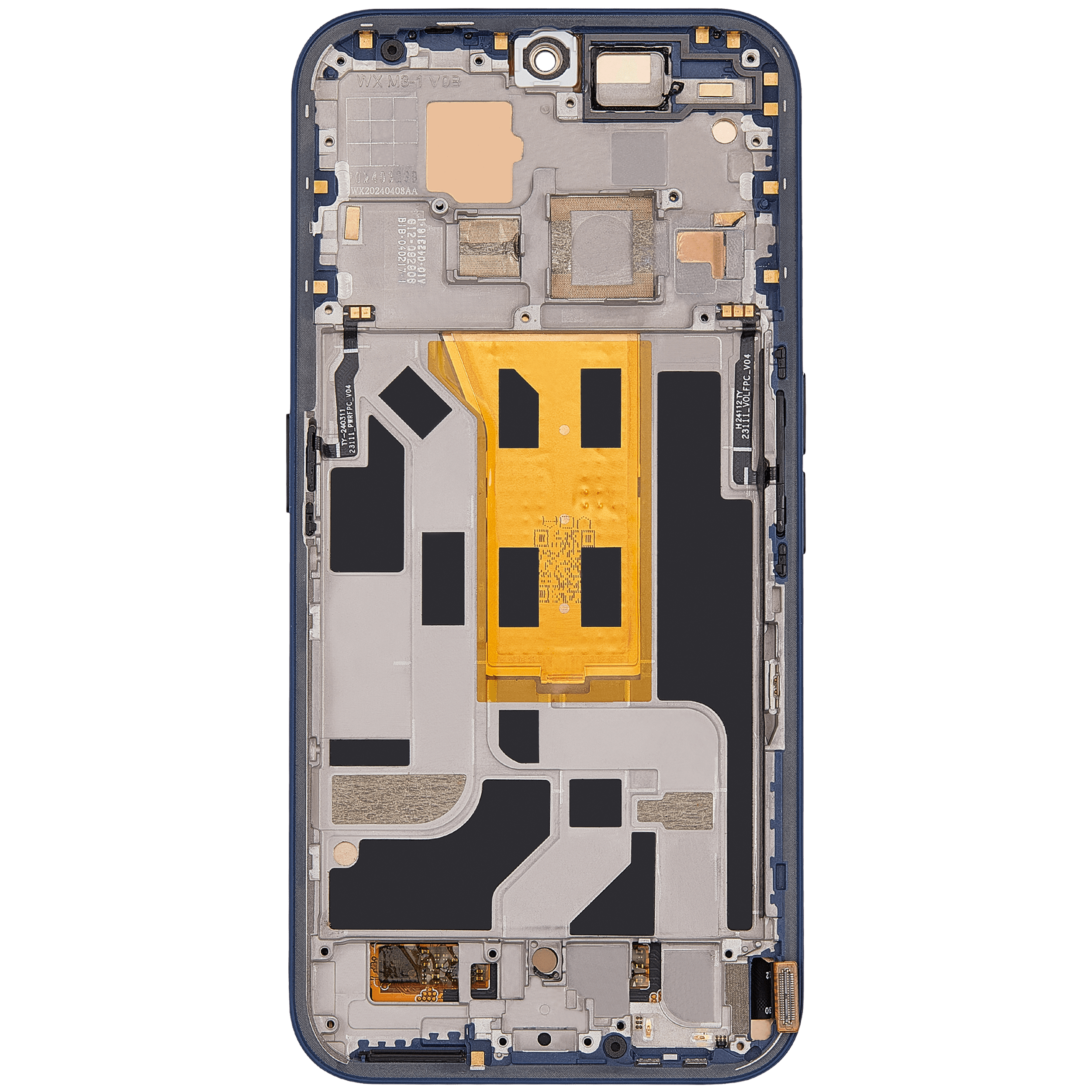 OLED-Display mit Rahmen für Nothing Phone (2a) (Refurbished) (Blau)