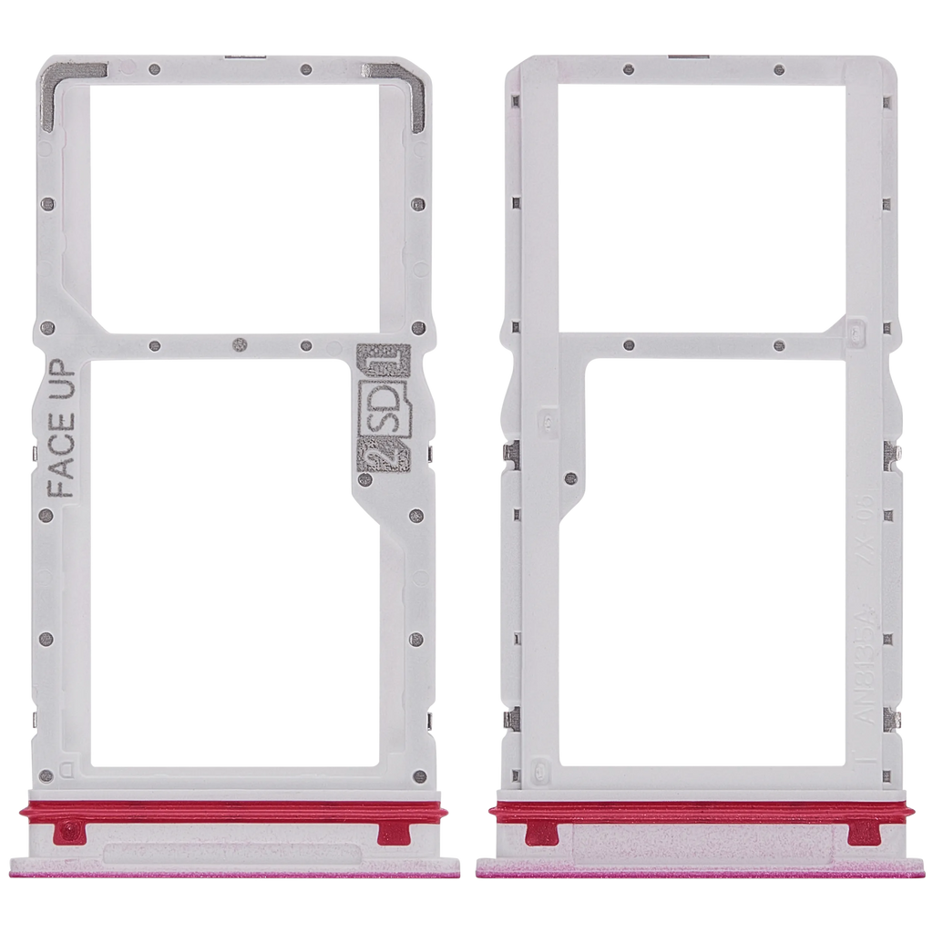 Sim Card Tray für Motorola Moto G37 (XT2625 / 2026) (Fuchsia Red)
