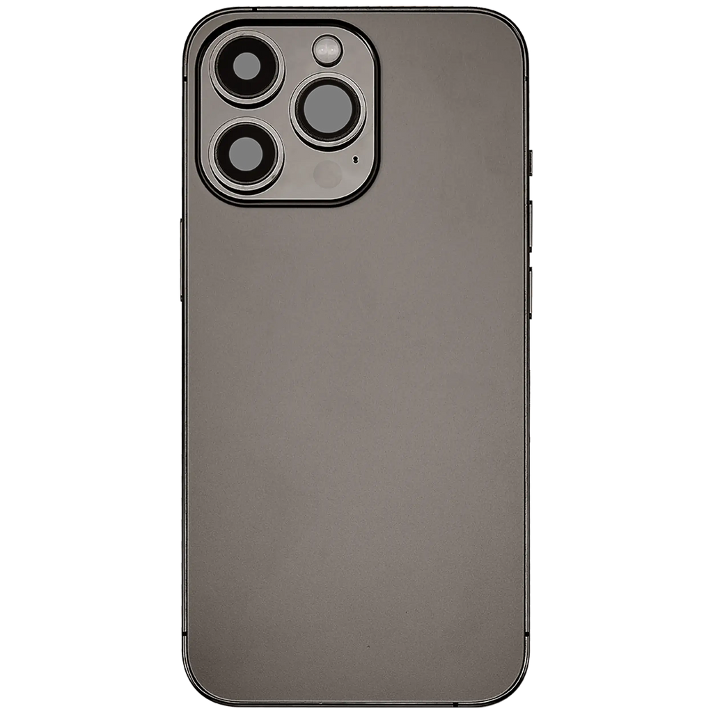 Backcover/Rahmen mit Ladebuchse Flex & Small Parts für iPhone 13 Pro (US-Version) (gebrauchter OEM-Ausbau, Qualität A) (Graphite)