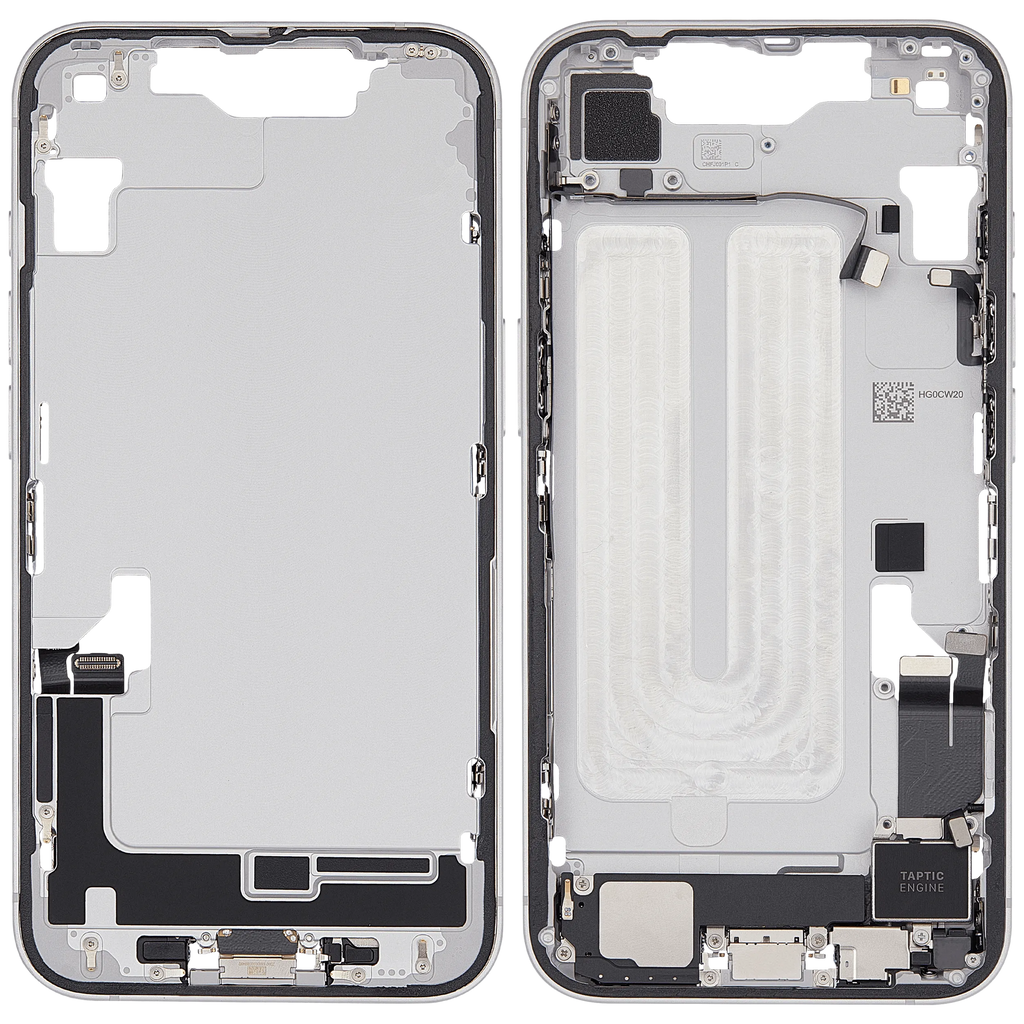 Original Apple-Ausbau B gebraucht – iPhone 16e / 17e EU / Rahmen Weiß