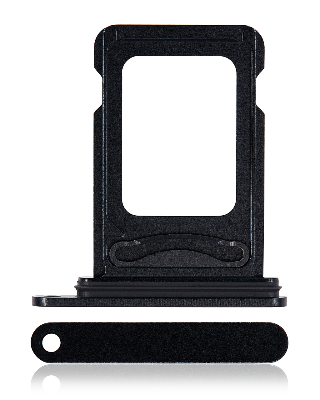 Dual SIM Card Tray for iPhone 15 / 15 Plus (Black)
