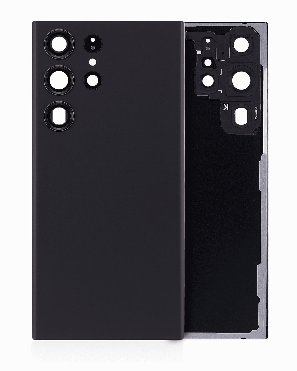 Backcover Kameralinse Samsung S23 Ultra ohne Logo Aftermarket Plus Phantom Black