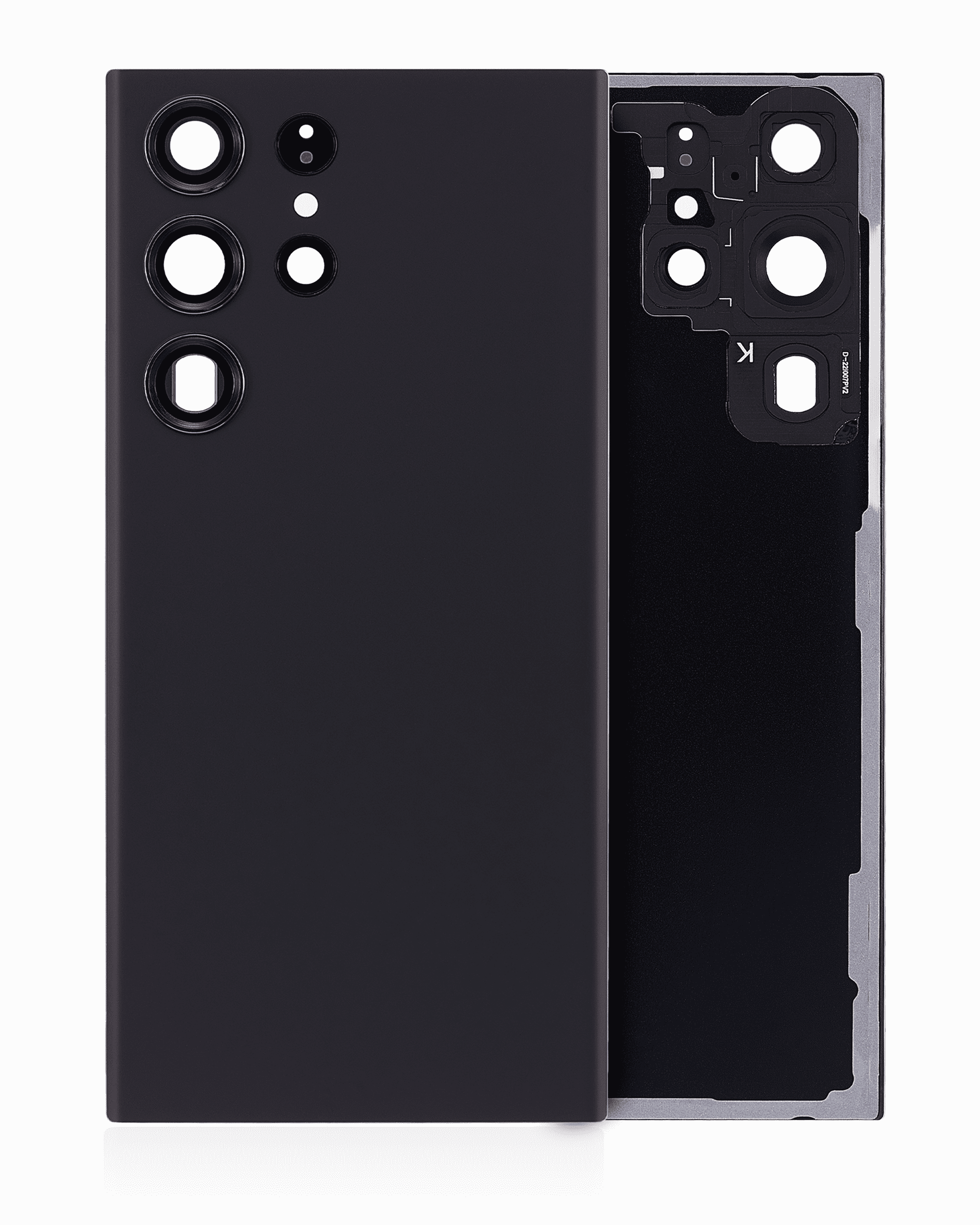 Backcover Kameralinse Samsung S23 Ultra ohne Logo Aftermarket Plus Phantom Black