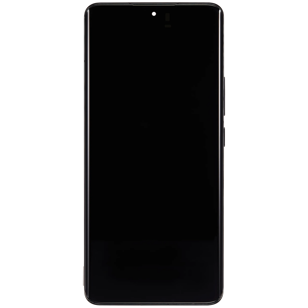 OLED-Display mit Rahmen für Xiaomi 13 Pro (Aftermarket Plus) (Schwarz)