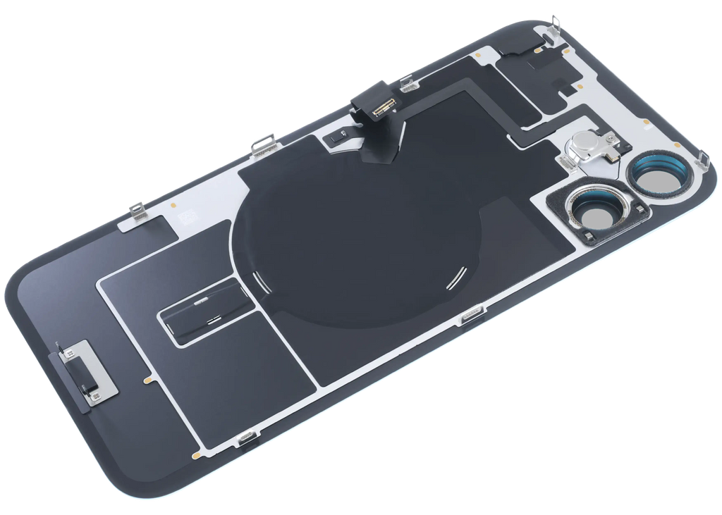 Backcover mit MagSafe Magnet & NFC & Blitz-Flexkabel für iPhone 16 Plus (Service Pack) (Teal)