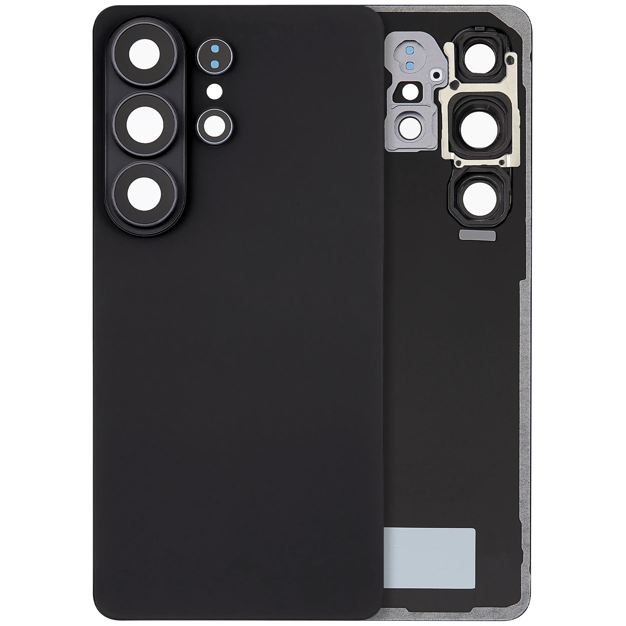 Backcover Glass mit Camera Lens für Samsung Galaxy S26 Ultra (Aftermarket Plus) (Schwarz)