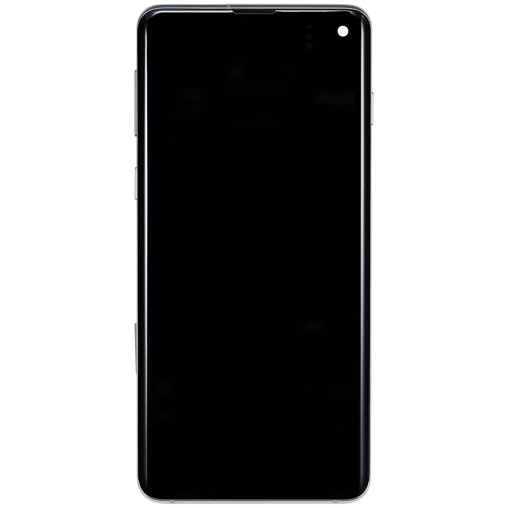 OLED-Display mit Rahmen für Samsung Galaxy S10 (Aftermarket Plus) (Prism Green)