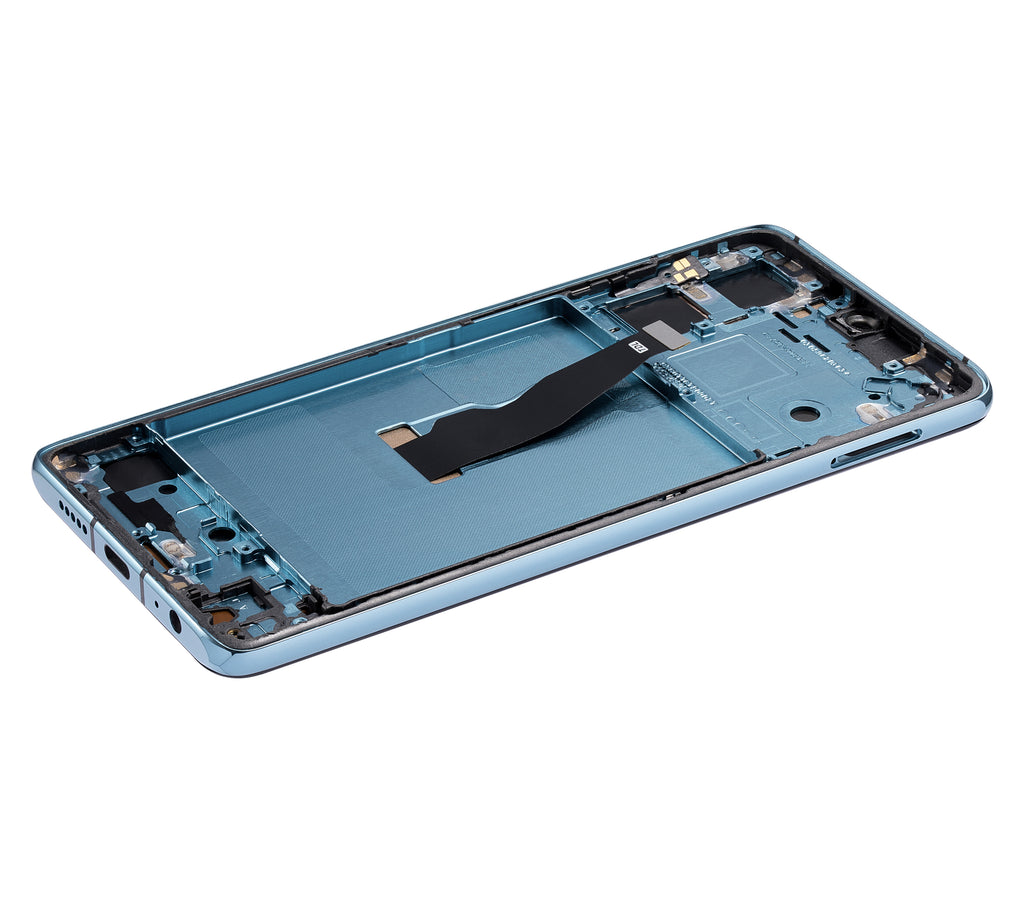 LCD-Display mit Rahmen für Huawei P30 (Aftermarket: Incell) (Aurora)