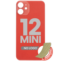 Backcover für iPhone 12 Mini rot ohne Logo großes Kameraloch 3M Kleber A-Qualitä