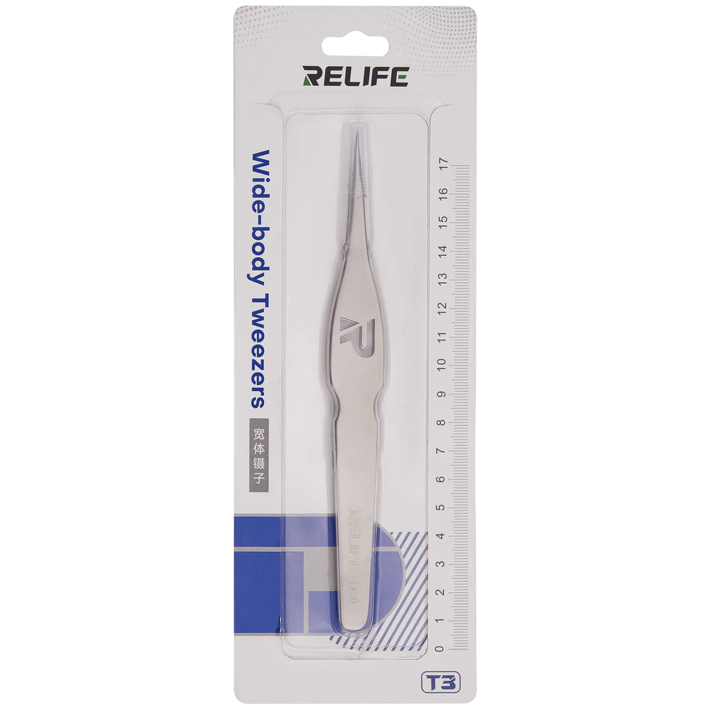 T3 Wide-Body Grip Tweezers (Relife)
