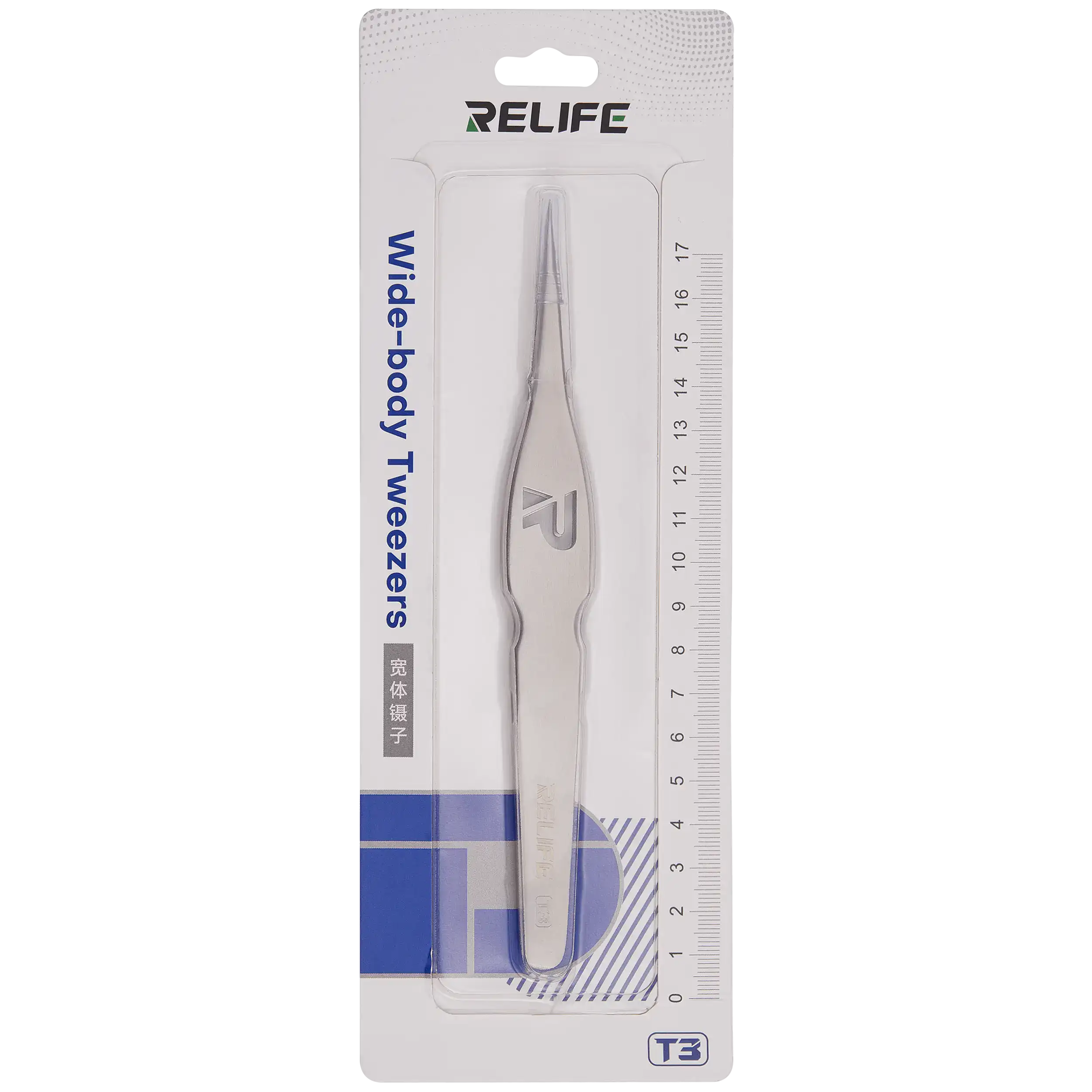 T3 Wide-Body Grip Tweezers (Relife)