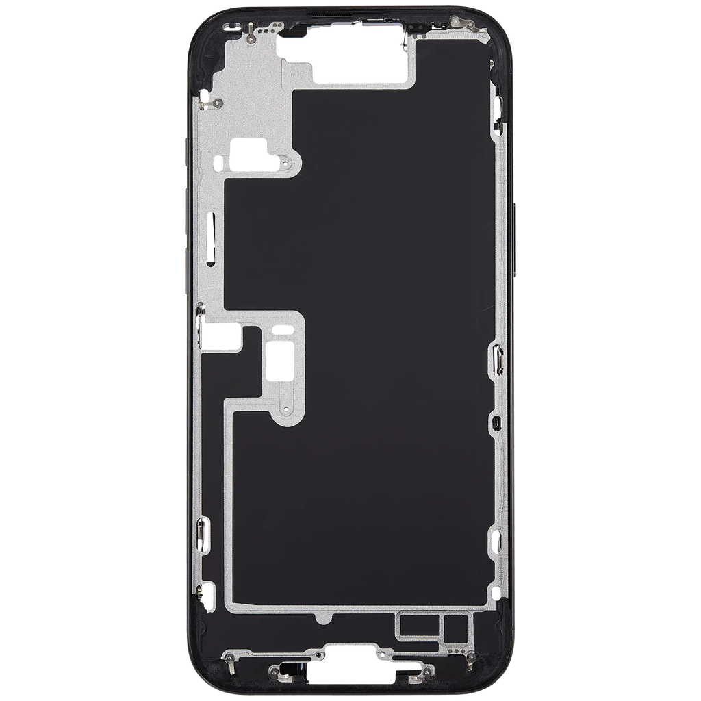 Midframe/Rahmen mit Power And Volume Button für iPhone 16 Pro Max (US-Version) (Aftermarket Plus) (Schwarz Titanium)