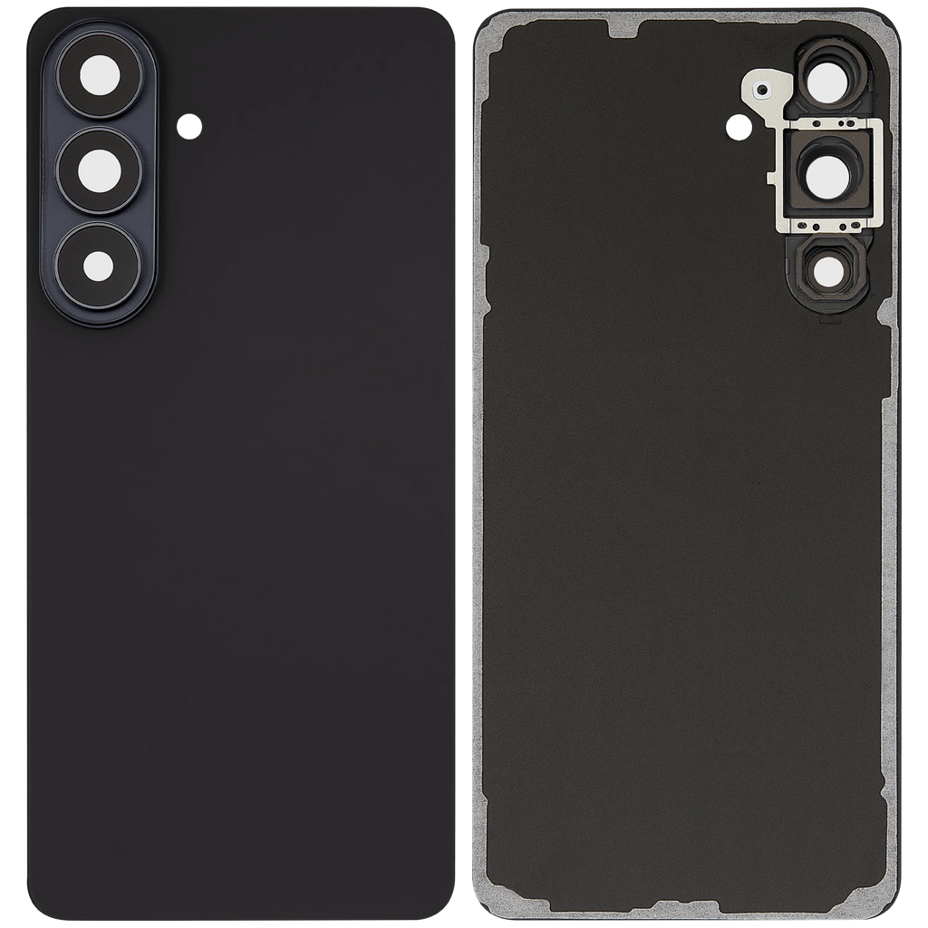 Backcover Glass mit Camera Lens für Samsung Galaxy S26 Plus (Aftermarket Plus) (Schwarz)