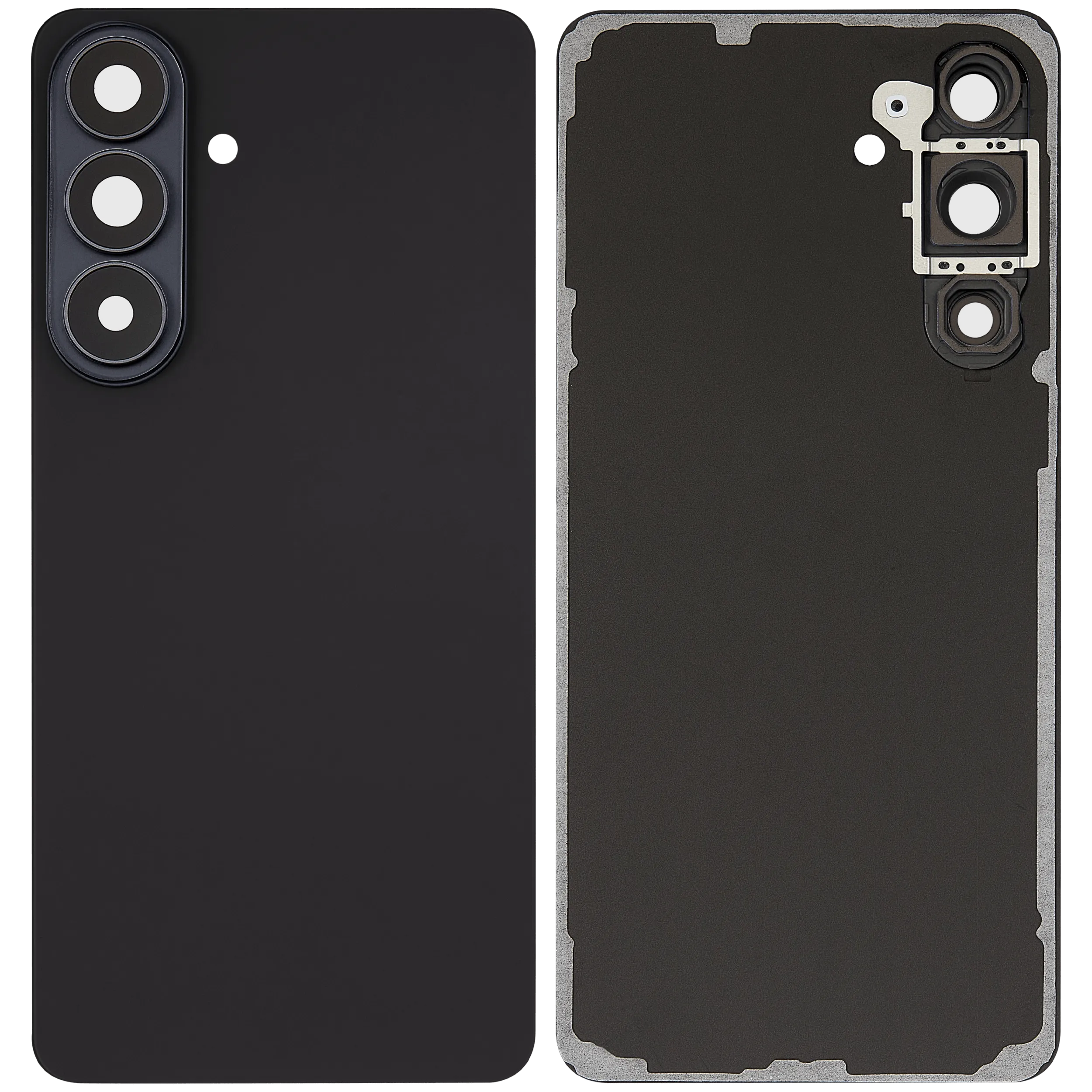 Backcover Glass mit Camera Lens für Samsung Galaxy S26 Plus (Aftermarket Plus) (Schwarz)