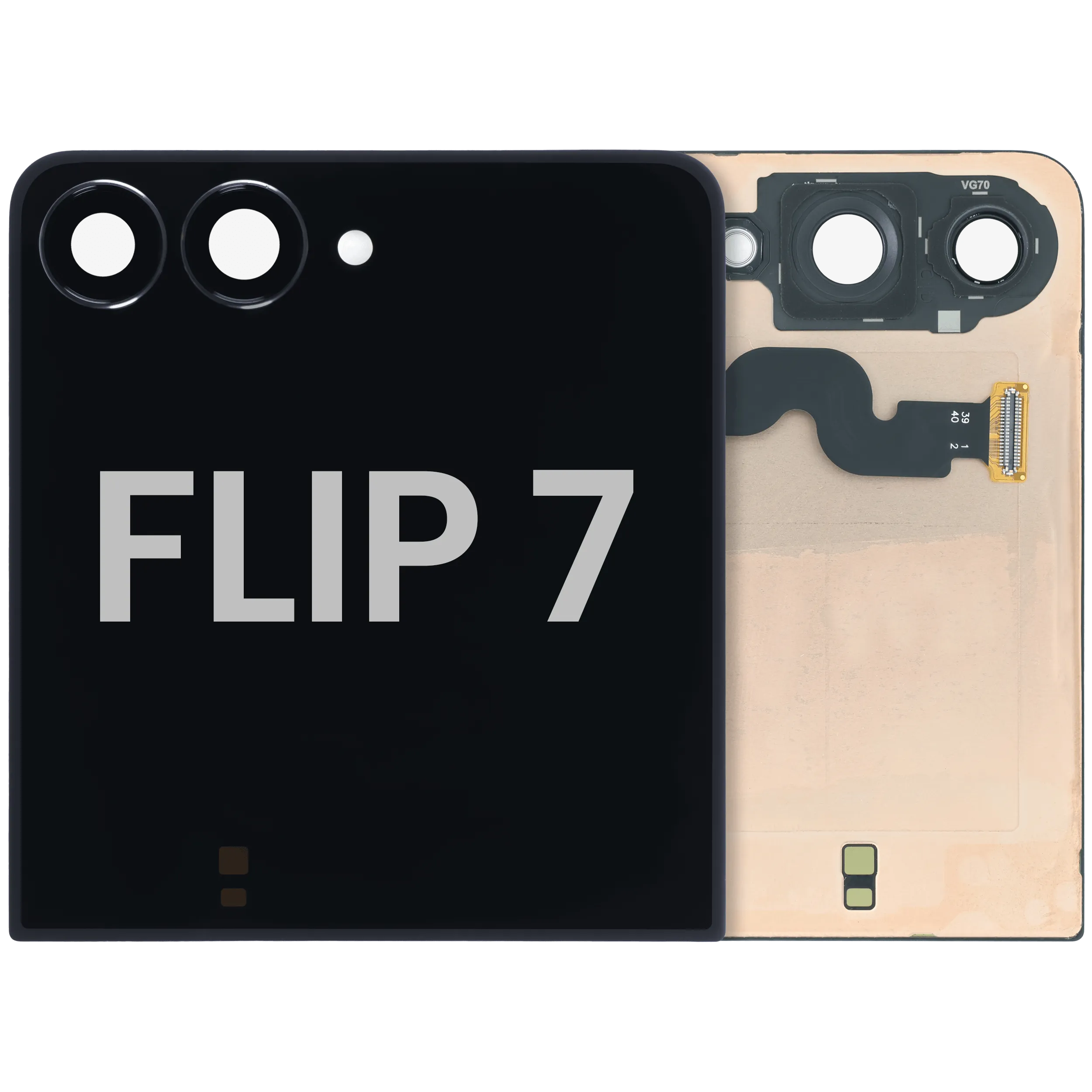 Outer OLED-Display für Samsung Galaxy Z Flip 7 5G (gebrauchter OEM-Ausbau, Qualität B) (Alle Farben)