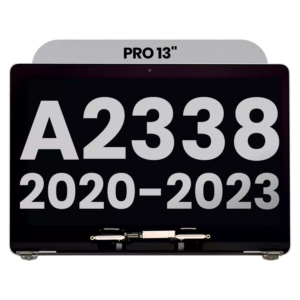 Complete LCD-Display für MacBook Pro 13" A2338 (2020 - 2023) (gebrauchter OEM-Ausbau, Qualität B) (Space Grau)