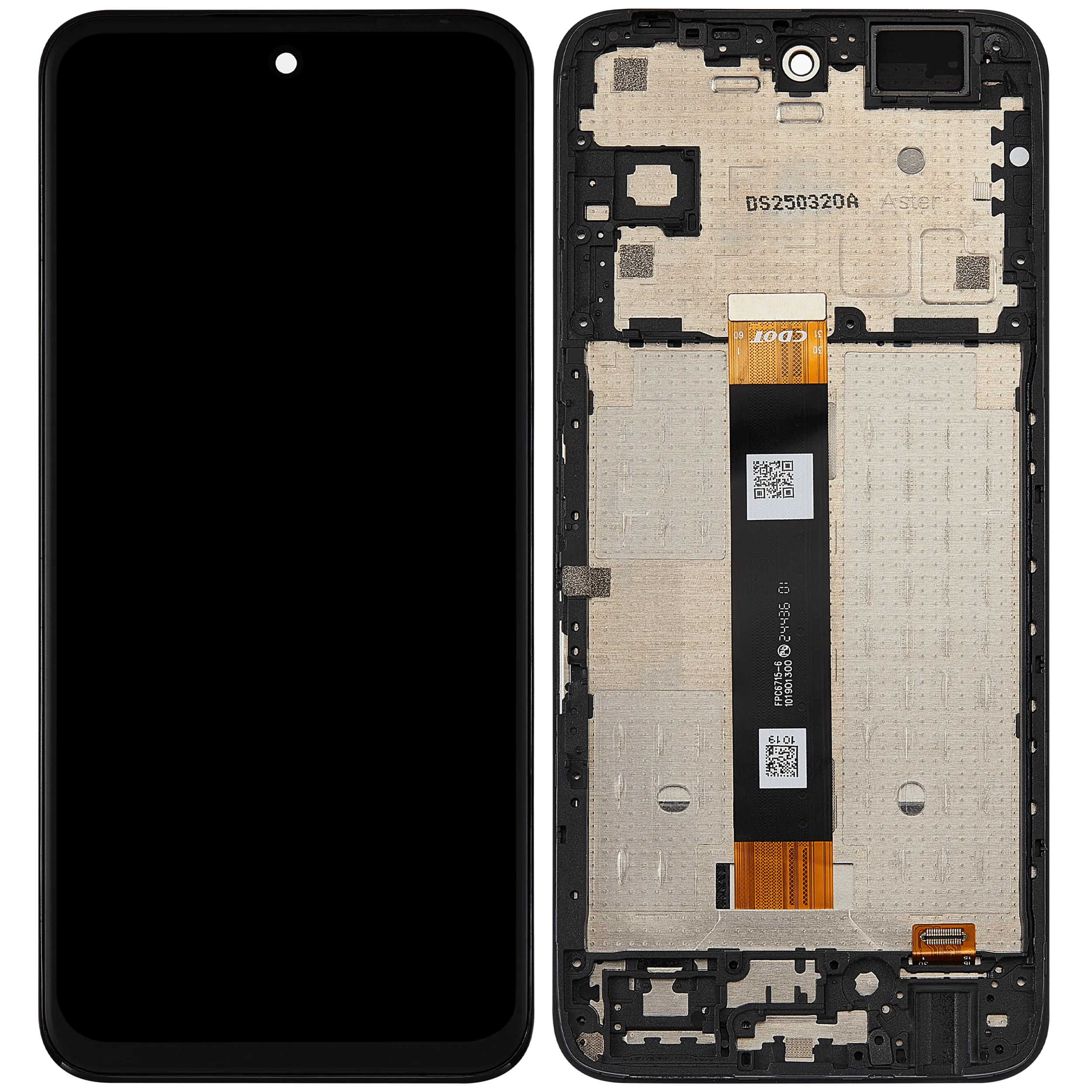 LCD-Display mit Rahmen für TCL 60 SE NxtPaper 5G (T521K) (Refurbished) (Alle Farben)
