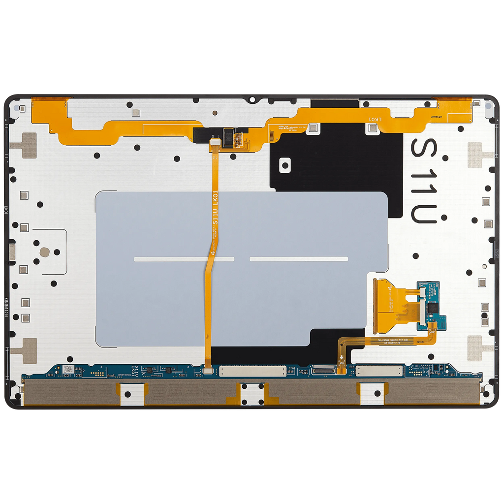 OLED-Display ohne Rahmen für Samsung Galaxy Tab S11 Ultra 14.6" (X930 / X936B) (2025) (Grau) (Premium)