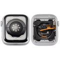 Backcover/Rahmen Compatible für Watch Series 9 (45MM) (gebrauchter OEM-Ausbau, Qualität A) (GPS Version) (Aluminum / Silver)