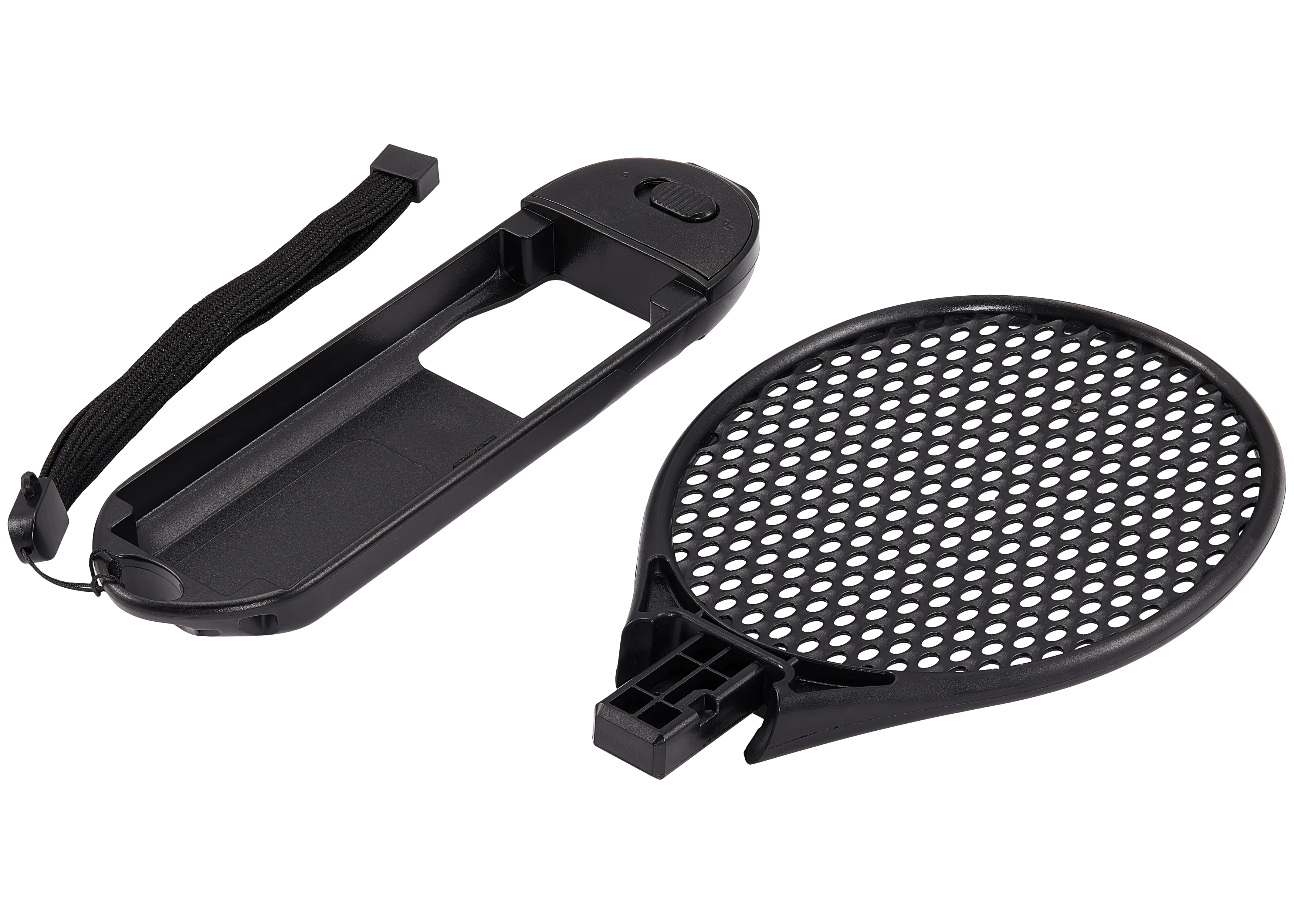 Tennis Racket für Nintendo Switch 2 Joy-Con Controller (Schwarz) (2 Pack)