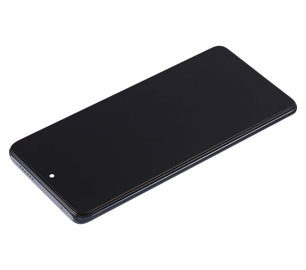 LCD-Display mit Rahmen für Xiaomi 11T (Aftermarket: Incell) (Meteorite Gray)
