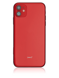 Backcover/Rahmen mit Small Components Pre-Installed für iPhone 11 (gebrauchter OEM-Ausbau, Qualität A) (Rot)