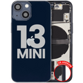 Backcover/Rahmen mit Small Parts für iPhone 13 Mini (US-Version) (gebrauchter OEM-Ausbau, Qualität B) (Midnight)
