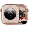 Housing Compatible for Watch Series 10 (46MM) (Used OEM Pull, Grade A) (GPS Version) (Aluminum / Rose Gold)