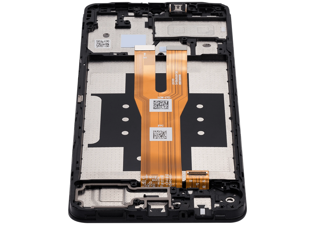 LCD-Display mit Rahmen für Samsung Galaxy A06 (A065 / 2024) (Aftermarket Plus) (Alle Farben)