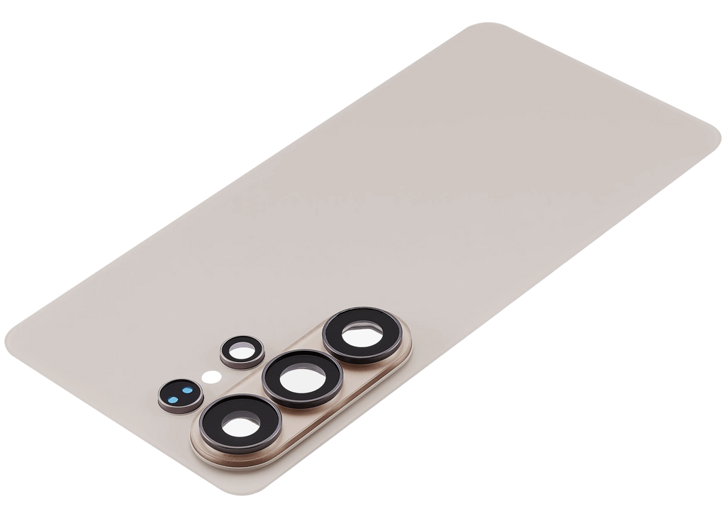 Backcover Glass mit Camera Lens für Samsung Galaxy S26 Ultra (Aftermarket Plus) (Pink Gold)
