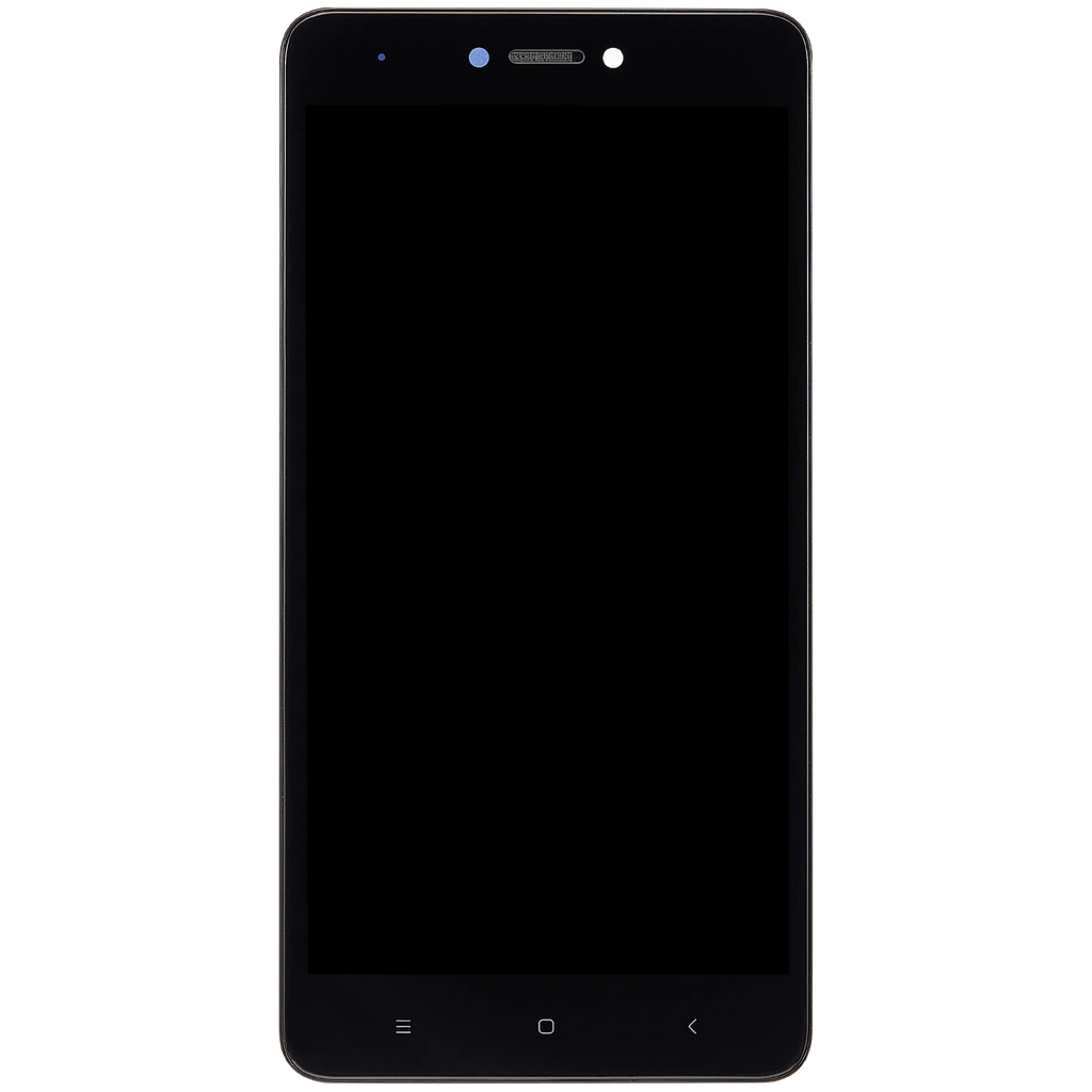 LCD-Display mit Rahmen für Xiaomi Redmi Note 4x (Aftermarket Plus) (Schwarz)