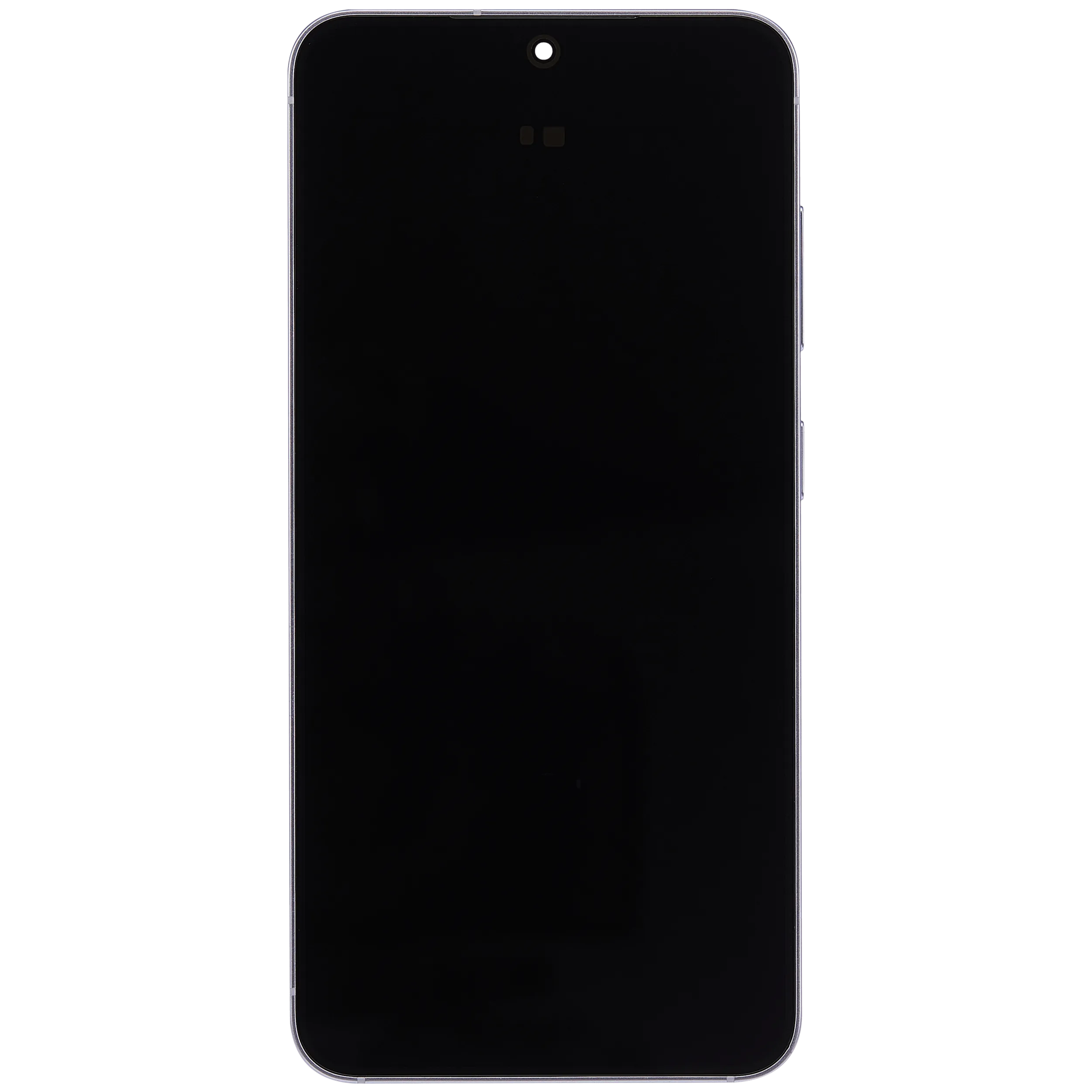 OLED-Display mit Rahmen für Samsung Galaxy S25 5G (US & International) (Aftermarket Plus) (Icy Blue)