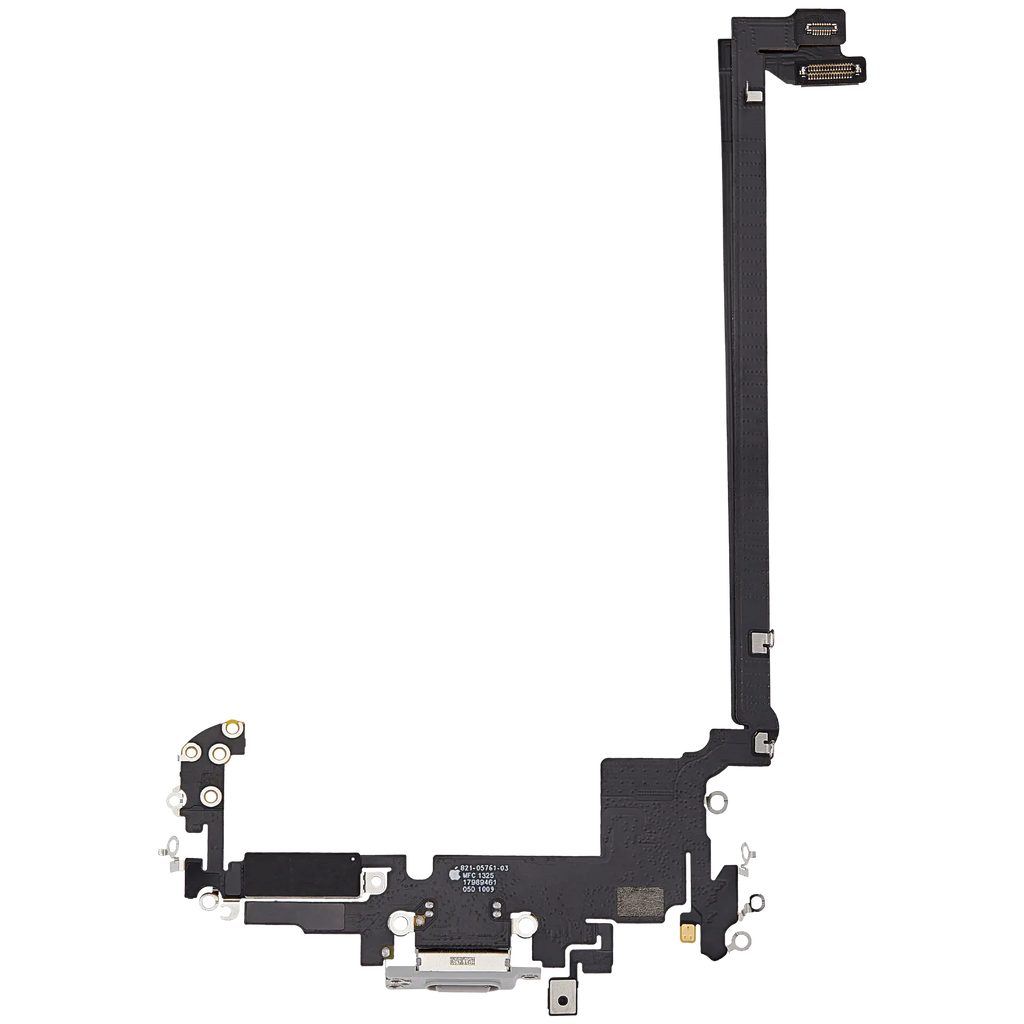Ladebuchse Flex Cable für iPhone 17 Pro Max (gebrauchter OEM-Ausbau) (US-Version) (Silber)