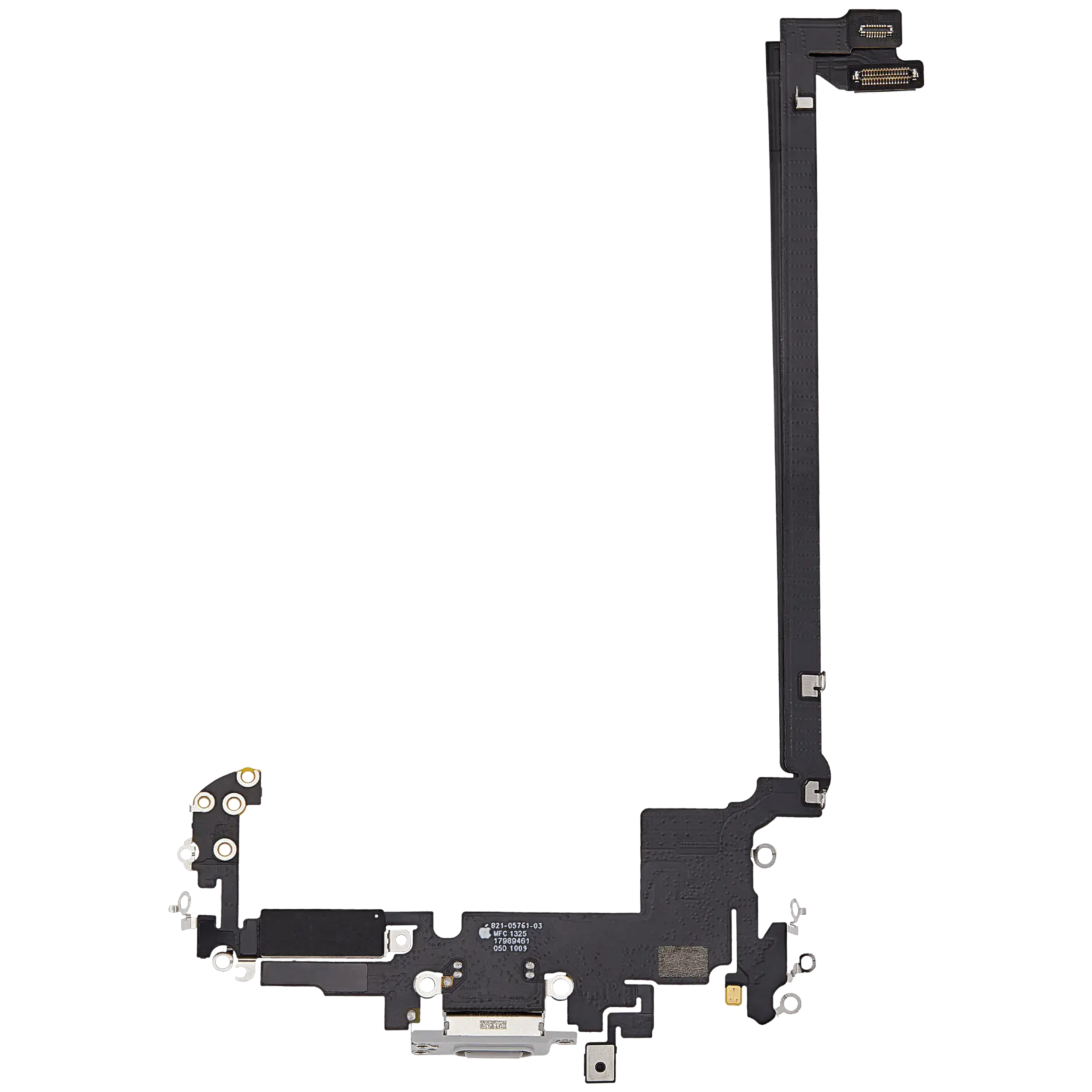 Ladebuchse Flex Cable für iPhone 17 Pro Max (gebrauchter OEM-Ausbau) (US-Version) (Silber)