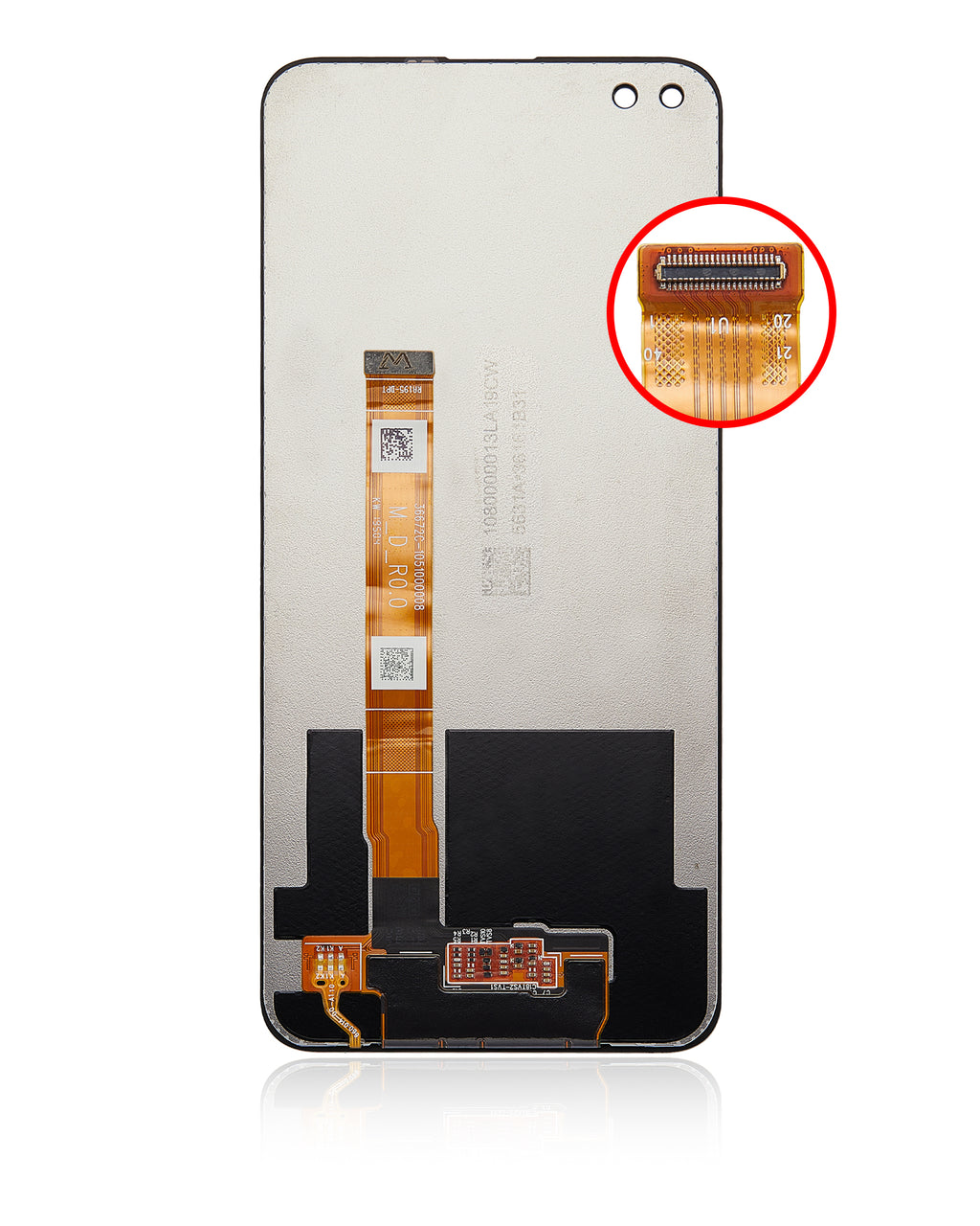 LCD-Display ohne Rahmen für Realme X3 SuperZoom (Refurbished) (Alle Farben)