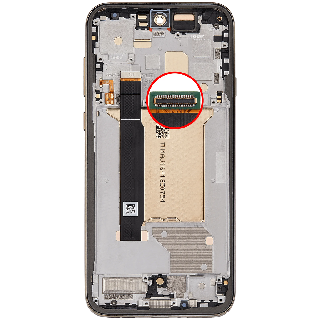 OLED-Display mit Rahmen für Motorola Edge (XT2609 / 2026) (Refurbished) (Martini Olive)