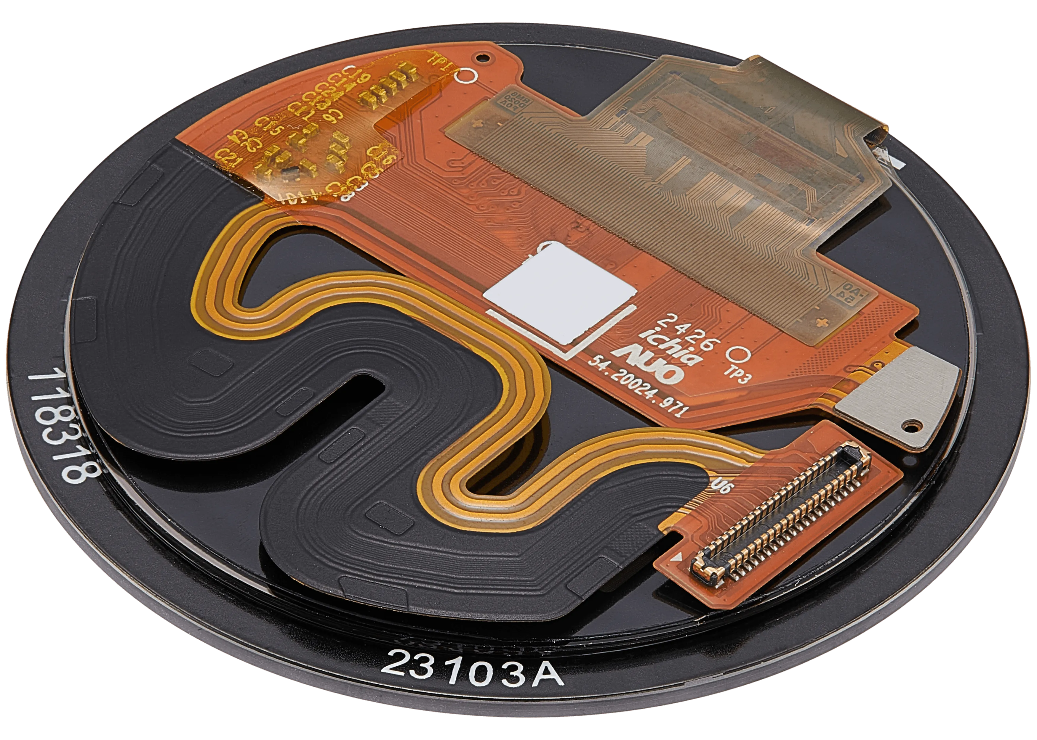 OLED-Display ohne Rahmen für Garmin Approach S70 (42mm) (2023) (Premium) (Schwarz)