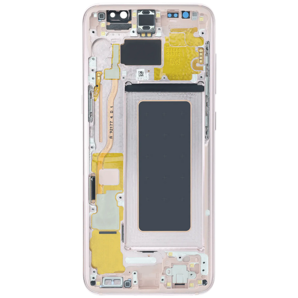 LCD-Display mit Rahmen für Samsung Galaxy S8 (Service Pack) (Pink)