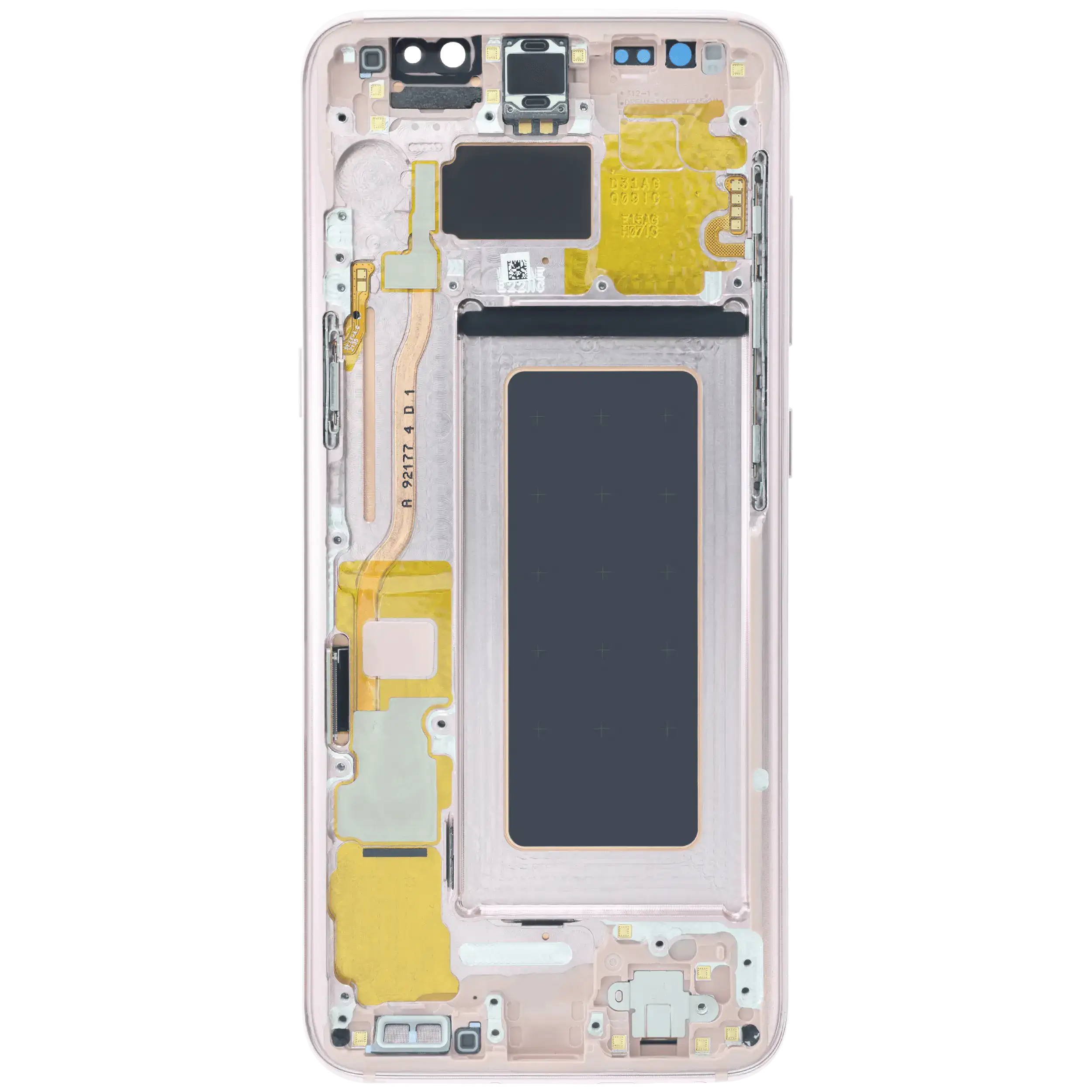 LCD-Display mit Rahmen für Samsung Galaxy S8 (Service Pack) (Pink)