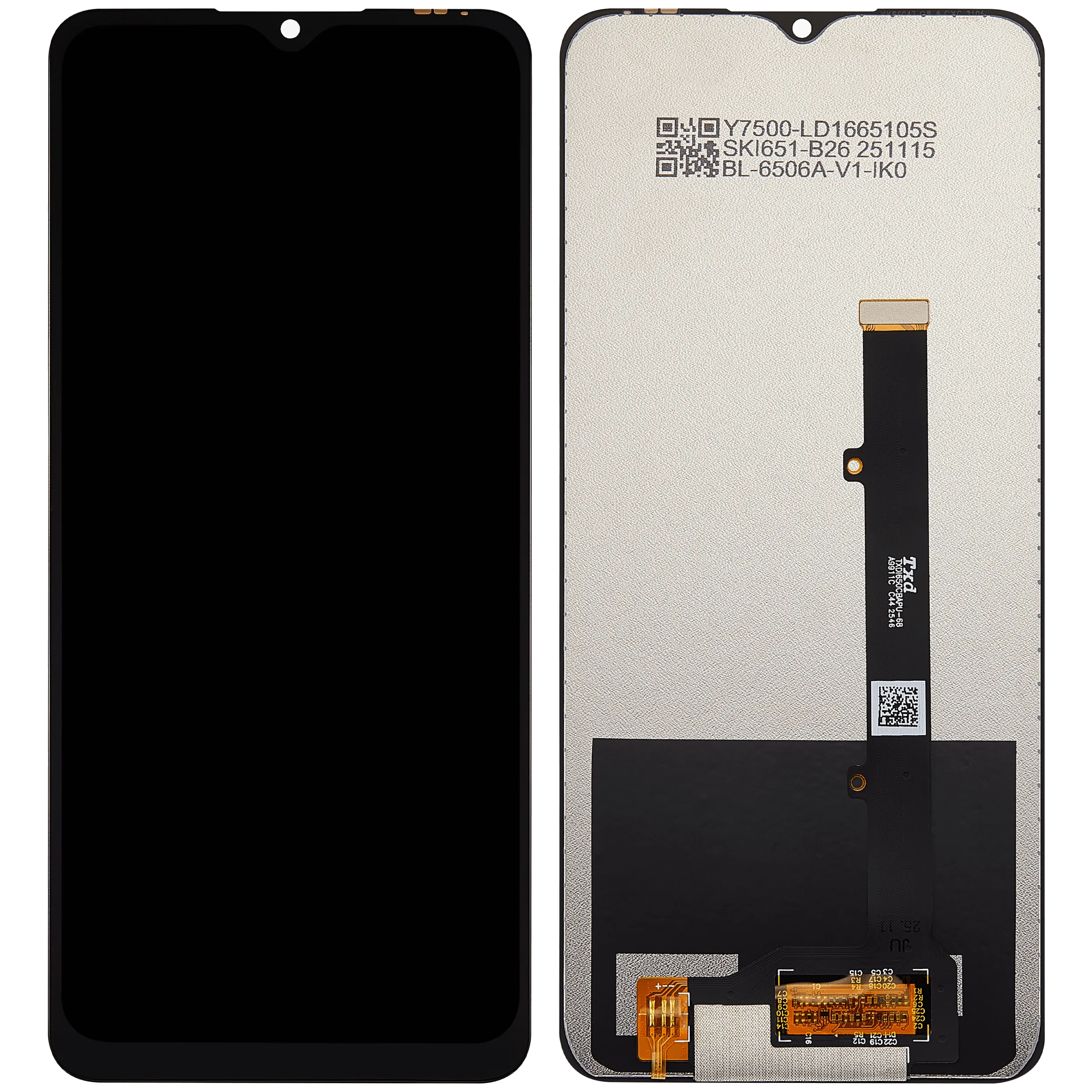 LCD-Display ohne Rahmen für ZTE Blade A53 Pro 4G (Aftermarket Plus) (Alle Farben)