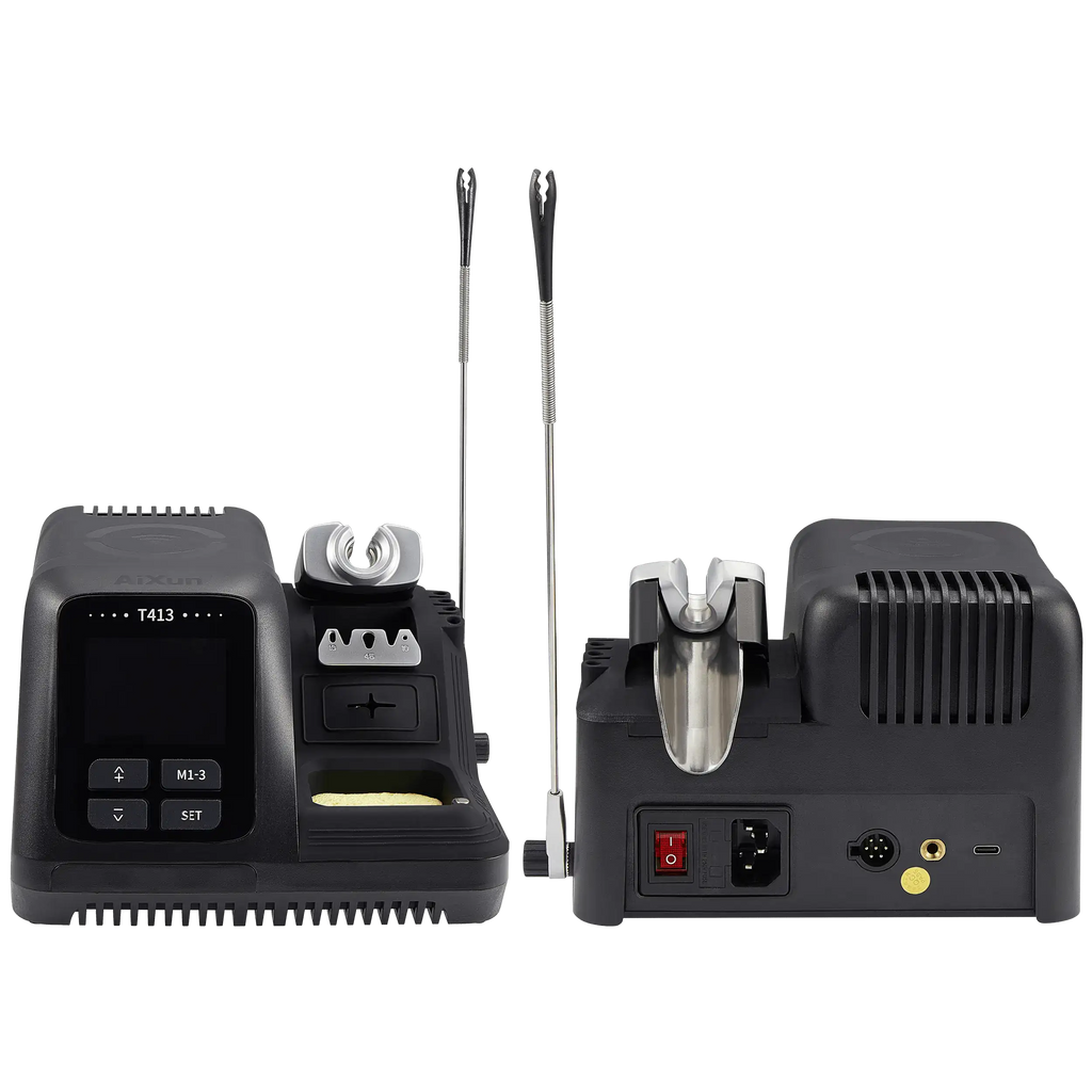 T413 200W Integrated Smart Soldering Station Compatible mit T245 Handle (220V / Europe) (Aixun)
