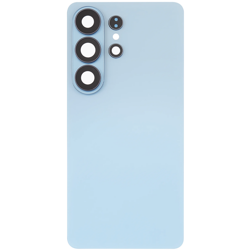 Backcover Glass mit Camera Lens für Samsung Galaxy S26 Ultra (Aftermarket Plus) (Sky Blue)