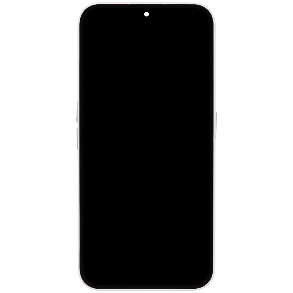 OLED-Display mit Rahmen für Nothing Phone (2a) (Refurbished) (Weiß)