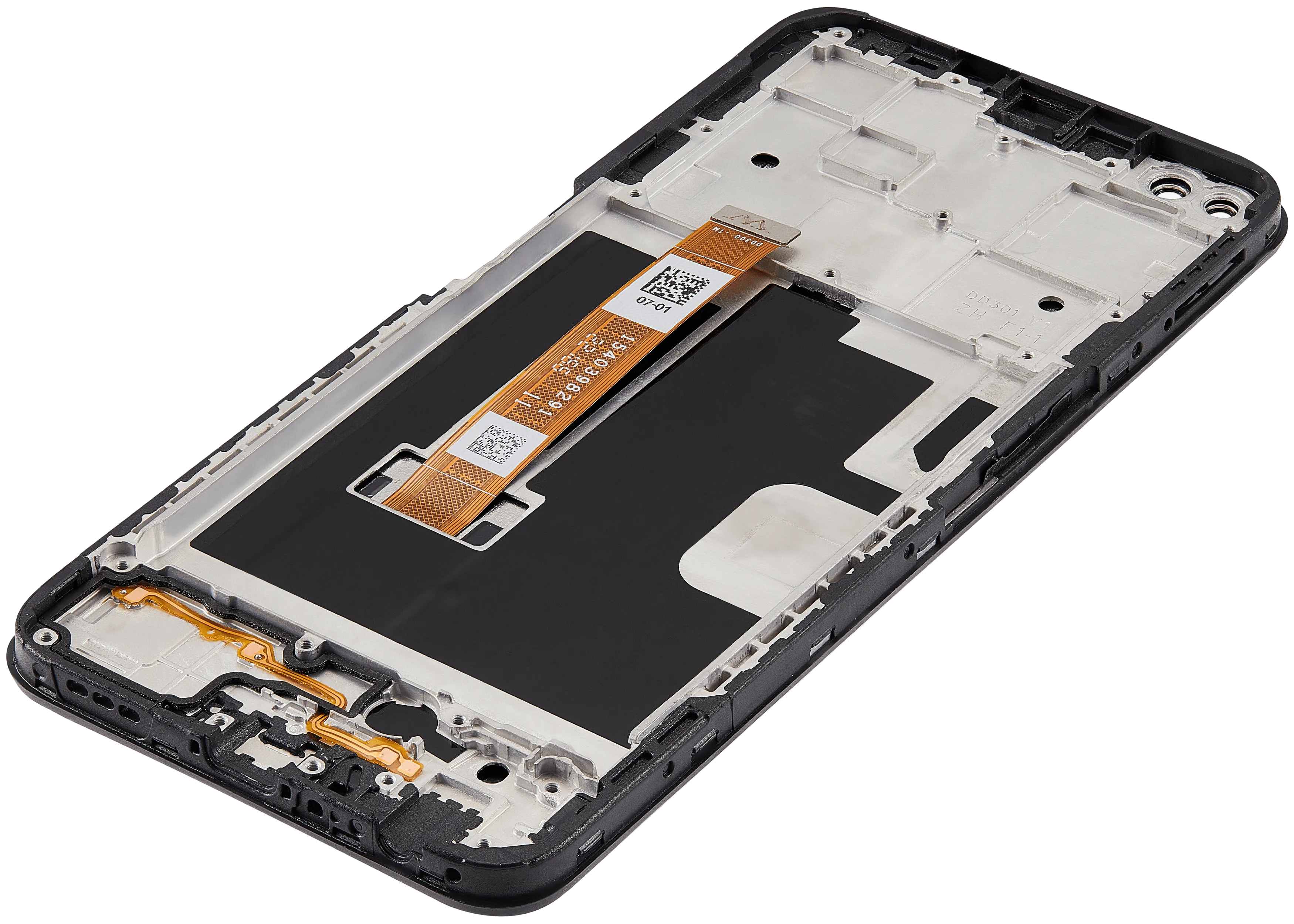 OLED-Display mit Rahmen Compatible für Oppo A92s (2020) (Refurbished) (Alle Farben)