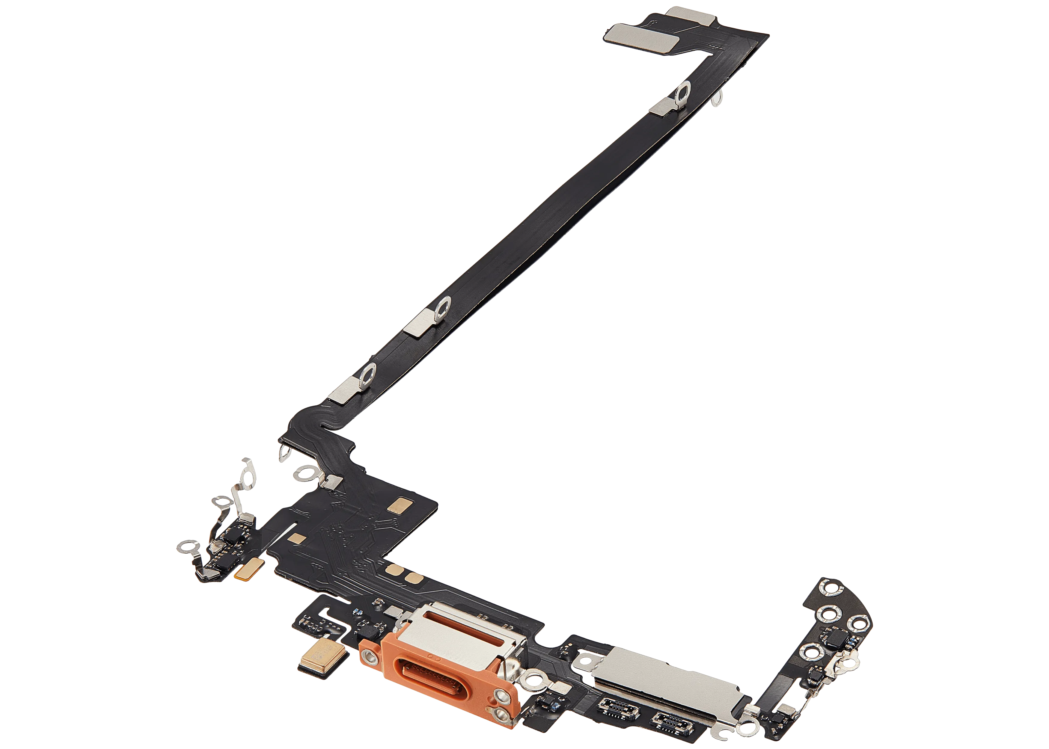 Ladebuchse Flex Cable für iPhone 17 Pro max (Aftermarket Plus) (US-Version) (Cosmic Orange)