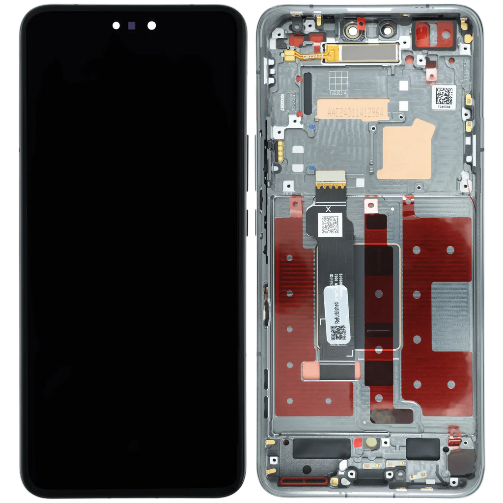OLED-Display mit Rahmen für Honor Magic 6 Pro (Refurbished) (Schwarz)